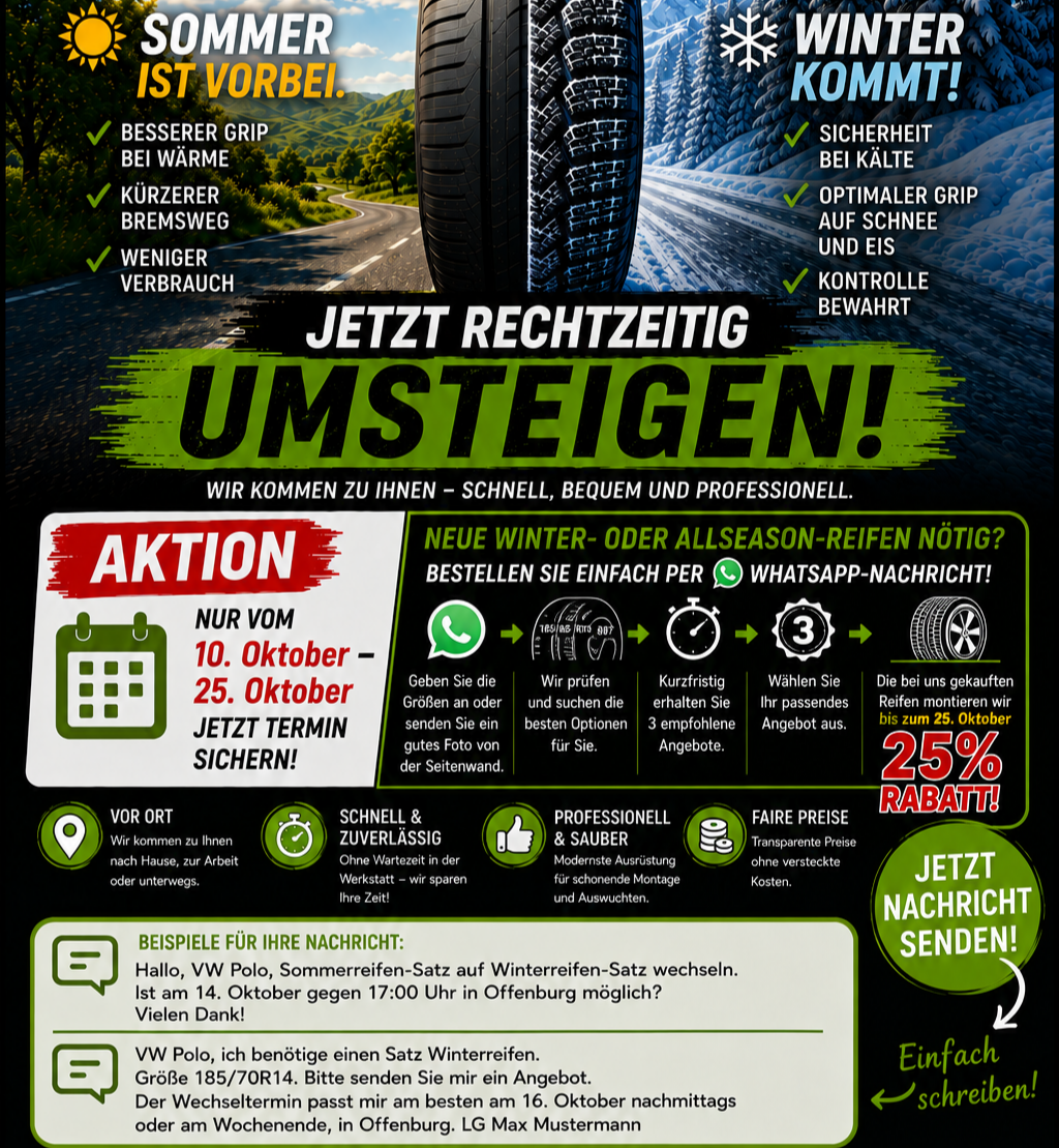Sommer ist vorbei, Winter kommt